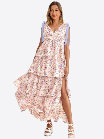 jauktas krāsas Imily Bela Kleita