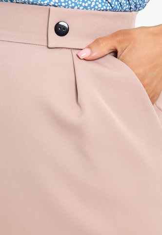 Awesome Apparel Skirt in Beige