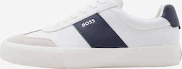BOSS Ниски маратонки 'Aiden' в бяло: отпред