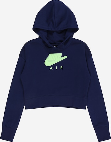 Nike Sportswear Sweatshirt in Blauw: voorkant