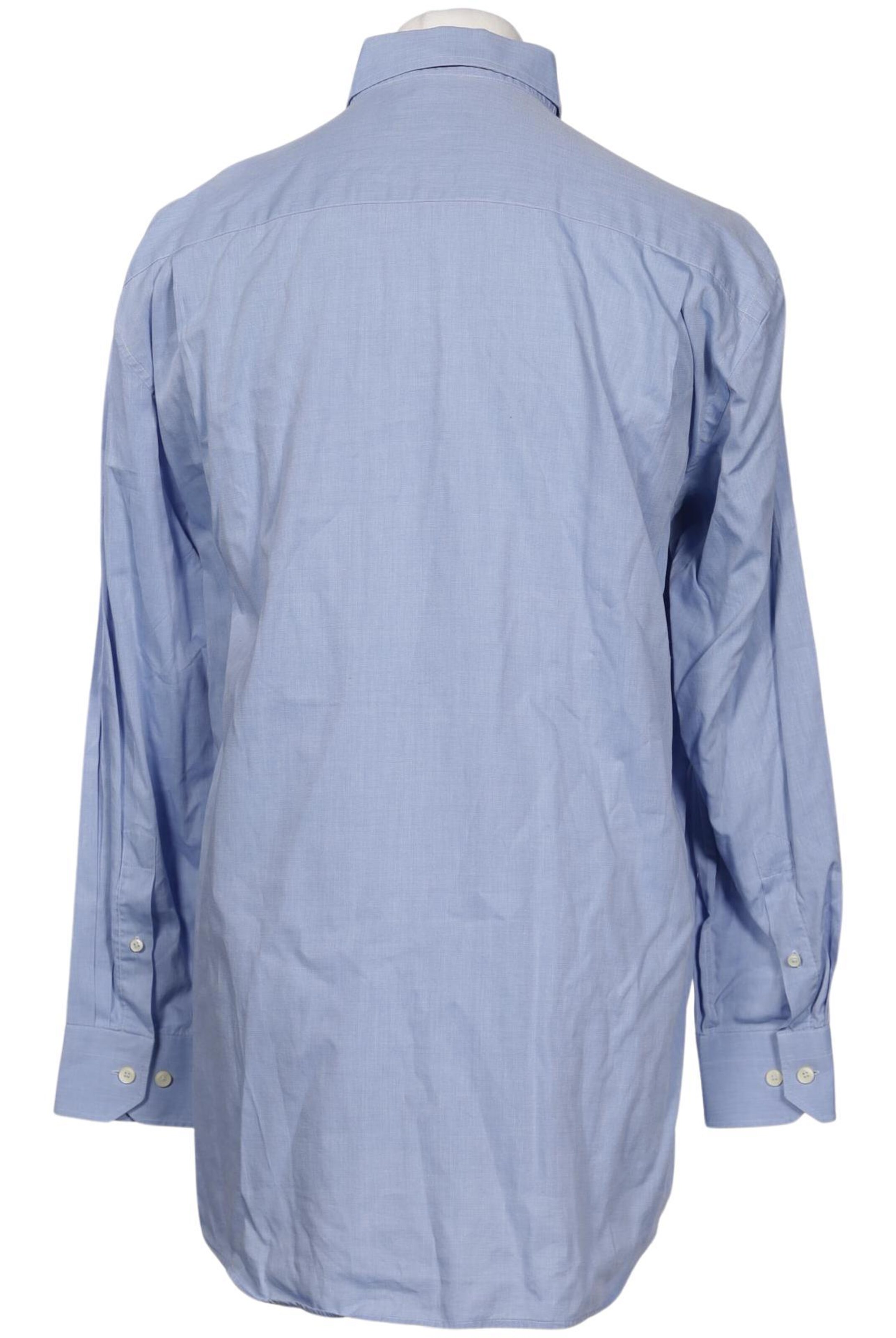 OTTO KERN Button Up Shirt in XL in Blue