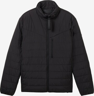 TOM TAILOR DENIM Between-Season Jacket in Black: front