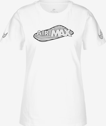 Nike Sportswear Shirt in White: front