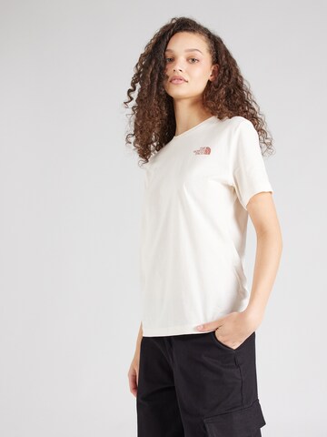 THE NORTH FACE T-shirt i vit