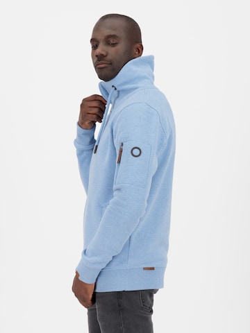 Alife and Kickin Zip-Up Hoodie 'EliasAK' in Blue