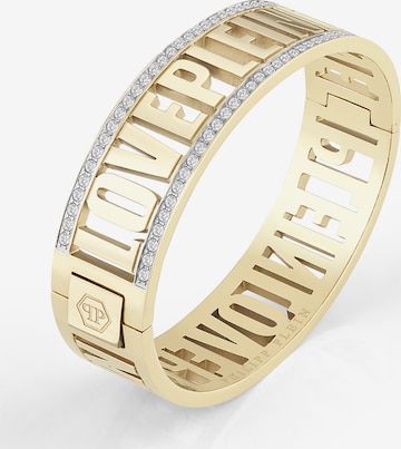 Philipp Plein - Pulsera ' Love ' en oro: frente