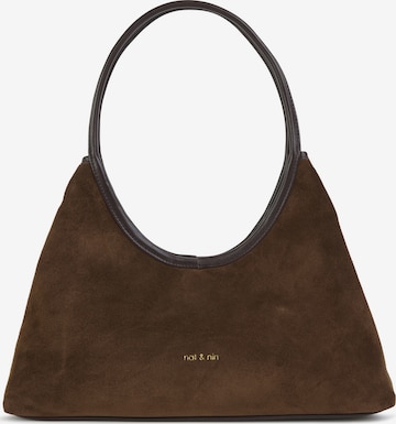 Nat&Nin Käsilaukku 'Milo' värissä ruskea: etupuoli