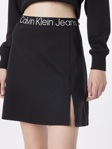 Calvin Klein Jeans Rok in Zwart