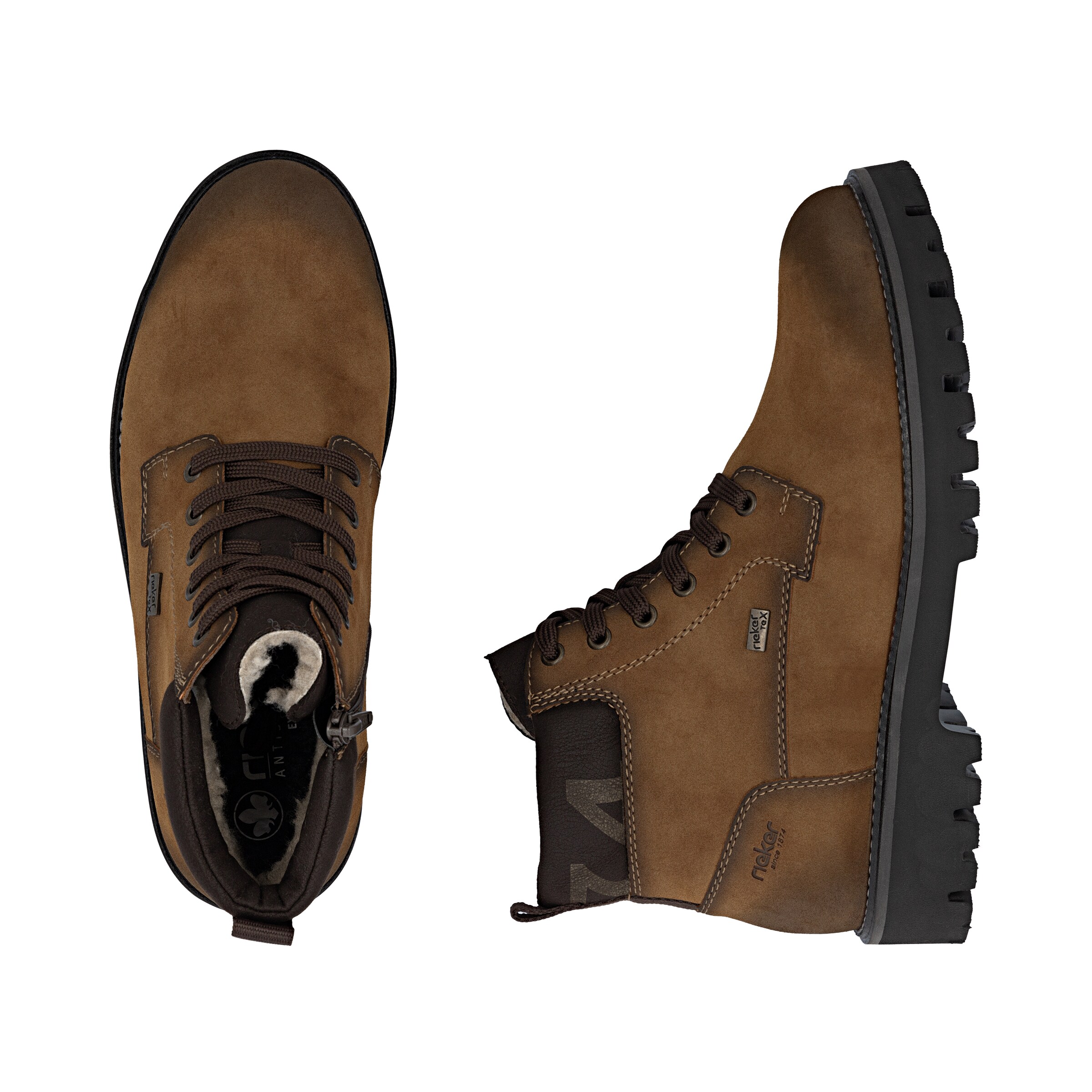 Rieker Schnürboots in Braun