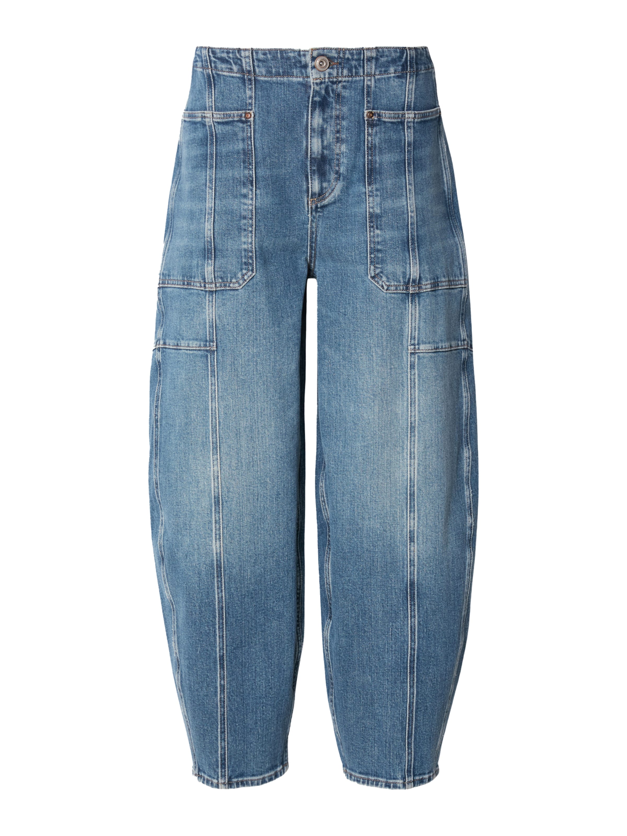 MOS MOSH Farkut 'MMRosy Galleon' värissä sininen denim, Tuotenäkymä