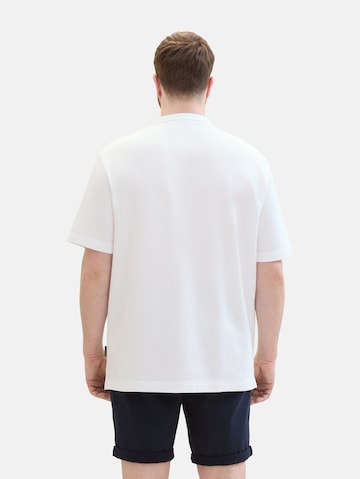 T-Shirt TOM TAILOR Men + en blanc