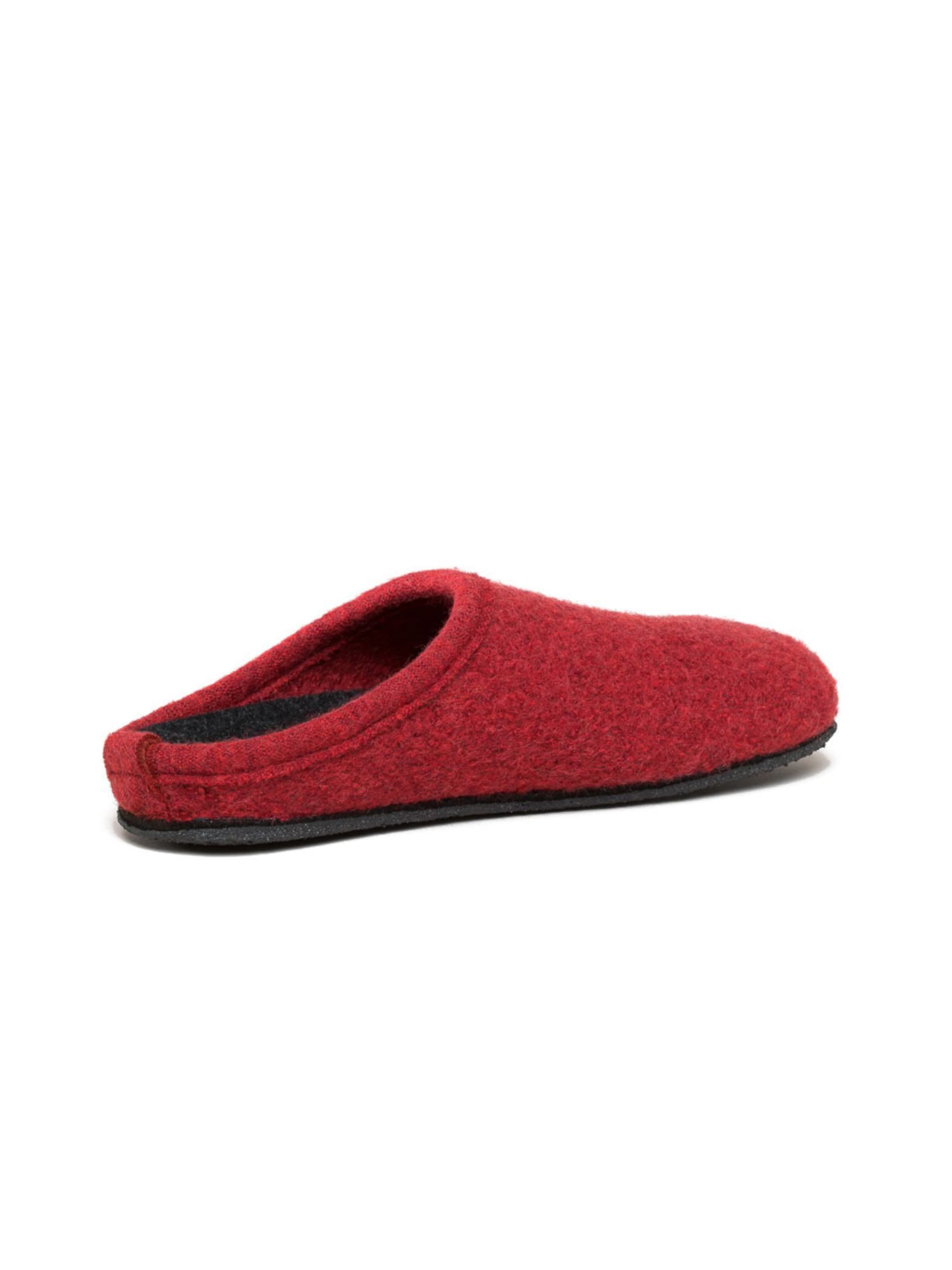 Gottstein Hausschuh 'Walkpantoffel ALP- COMFORT-FE'‌‌‌‌‌‌ in Rot