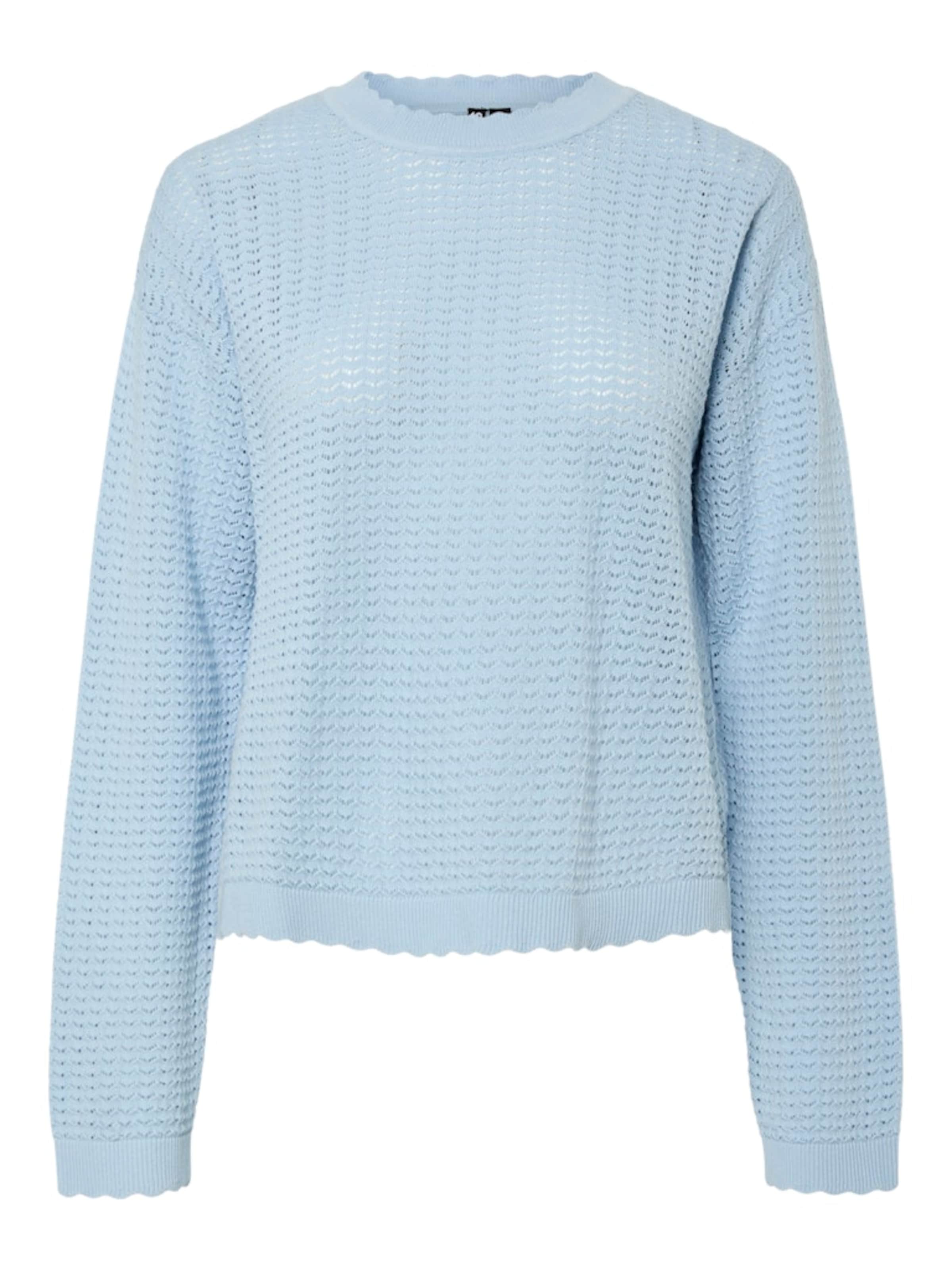PIECES Свитер 'SCOUT' в Синий: спереди