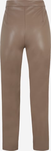 Noisy May Petite Regular Pants 'ANDY' in Brown