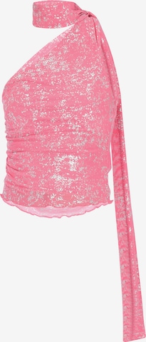 Haut faina en rose : devant