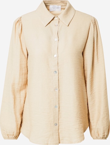 SISTERS POINT Blus 'MENA' i beige: framsida