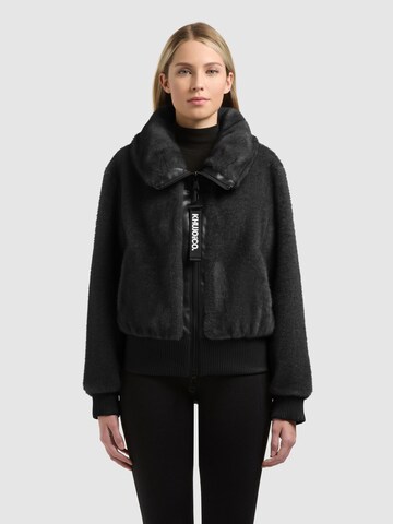 khujo Winterjas 'ANAHI' in Zwart: voorkant