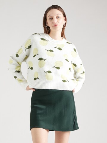 Noisy may Sweater 'JUICY' in Beige: front