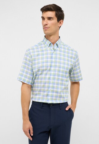 ETERNA Regular fit Button Up Shirt ' MODERN FIT ' in Green: front