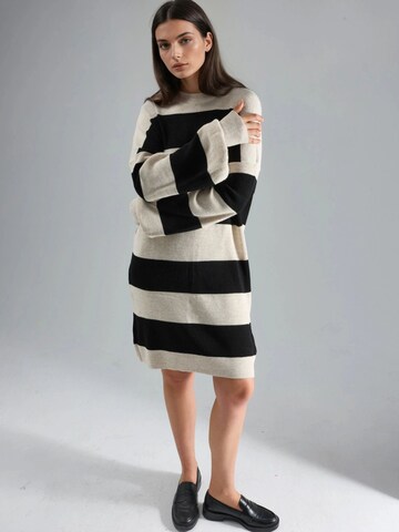 My fashion Knit dress 'Strickkleider' in Beige
