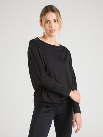 super.natural Funktionsshirt 'KULA' in Schwarz: Vorderseite