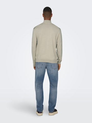 Only & Sons Sweater in Grey