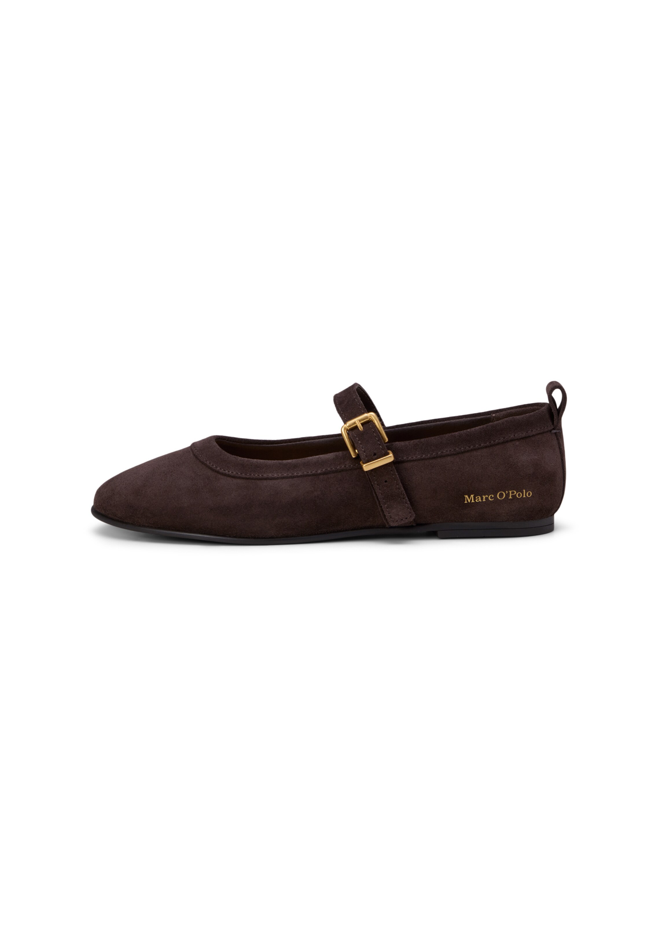 Marc O'Polo Strap ballerina 'Gina' in Brown