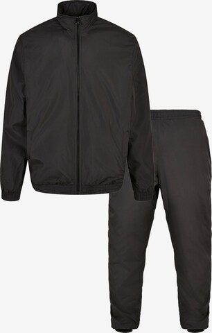 Urban Classics Sweatsuit in Black: front