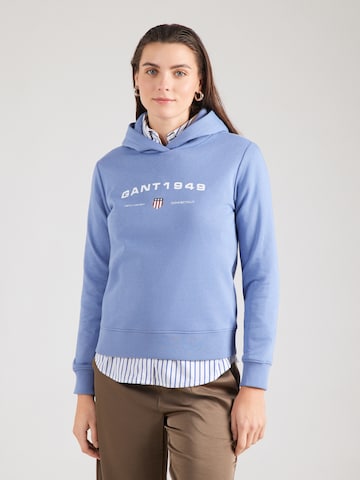 GANT Μπλούζα φούτερ σε μπλε: μπροστά
