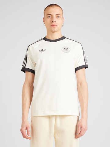 T-Shirt fonctionnel 'Germany Adicolor Classics 3-Stripes' ADIDAS PERFORMANCE en blanc : devant