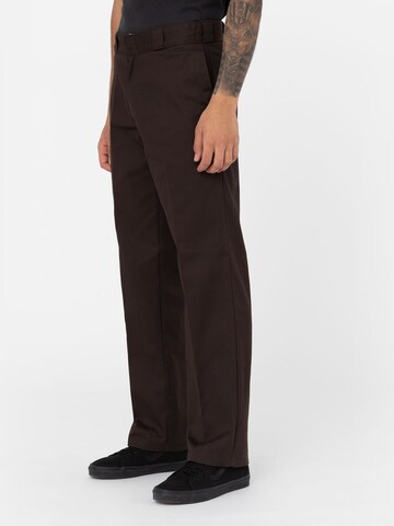 DICKIES Regular Trousers in Brown