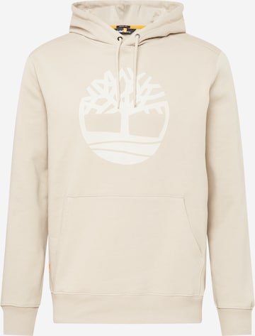 Sweat-shirt TIMBERLAND en beige : devant