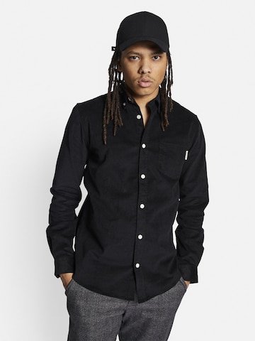 Redefined Rebel Regular fit Button Up Shirt 'Park' in Black: front