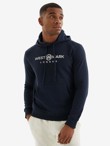 WESTMARK LONDON Sweatshirt 'Signature' in Blauw