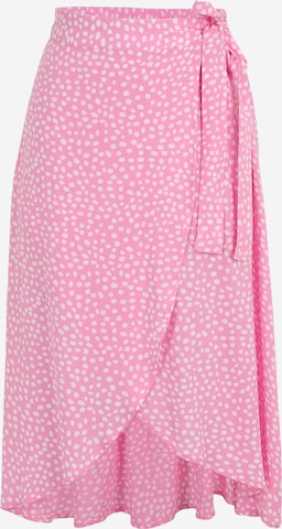 Pieces Petite Rok 'Tala' in Roze: voorkant