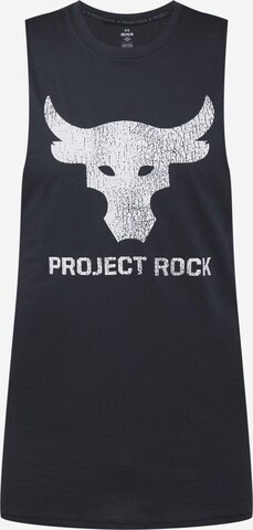UNDER ARMOUR - Camisa funcionais 'PROJECT ROCK BRAHMA BULL' em preto: frente