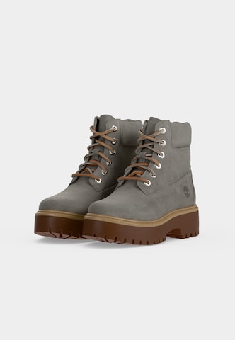 TIMBERLAND Μποτάκι με κορδόνια σε γκρι