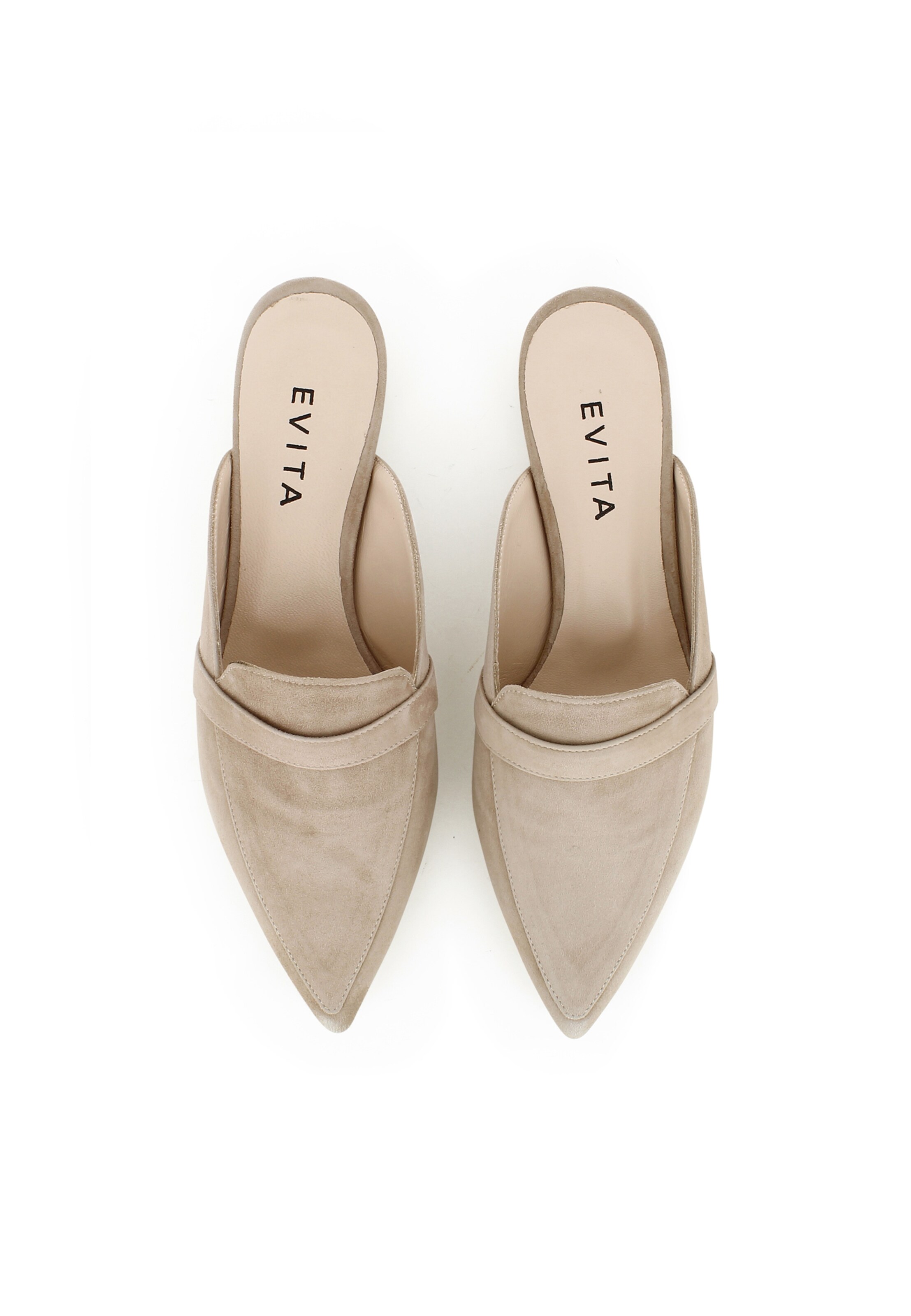 EVITA Muiltjes 'FRANCA' in Bruin