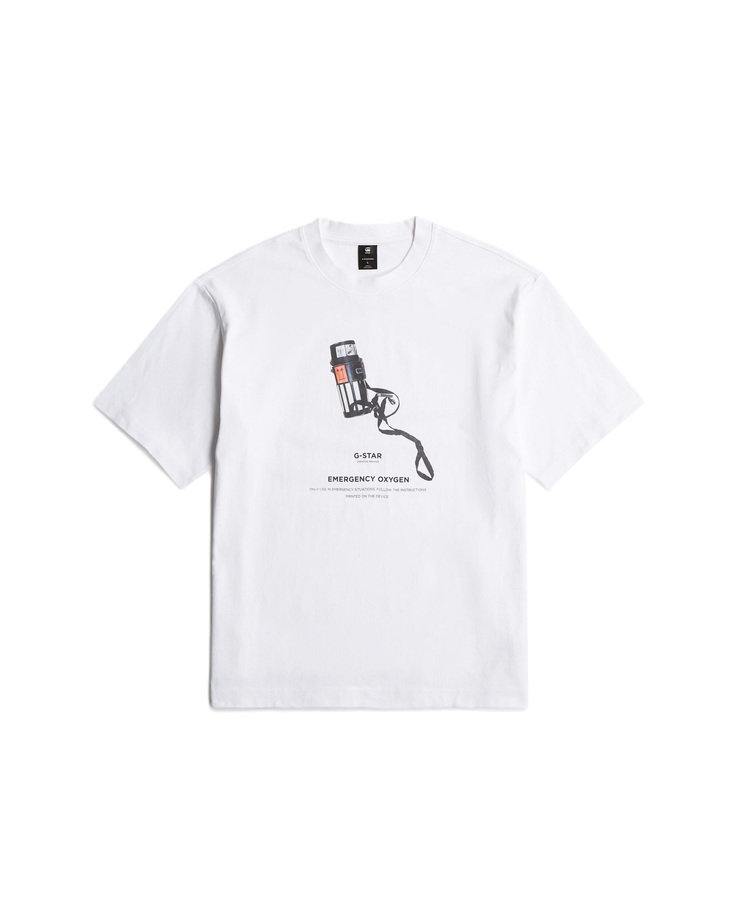 G-STAR T-Shirt in Weiß: Vorderseite
