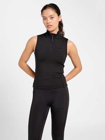 Hummel Sports top in Black: front