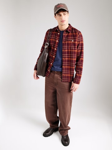 Lee Regular fit Srajca | rjava barva