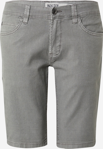 Pantalon 'Ayman' INDICODE JEANS en gris : devant