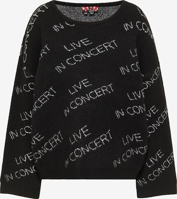 myMo ROCKS Sweater in Black: front