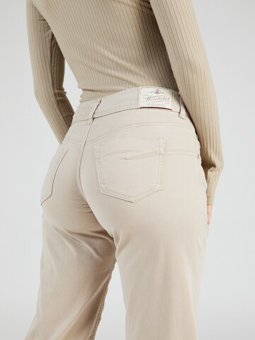 Herrlicher - Bootcut Pantalón 'Edna' en beige