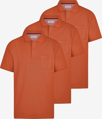 redmond Shirt 'Basic' in Orange: Vorderseite
