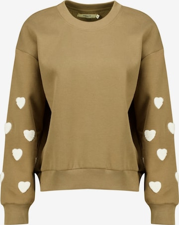 Deeluxe Sweatshirt in Groen: voorkant