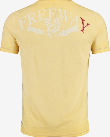 Key Largo Shirt 'MT HOUSTON' in Yellow