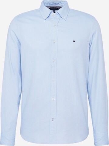 TOMMY HILFIGER Slim fit Overhemd in Blauw: voorkant