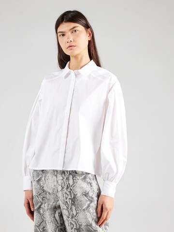 MSCH COPENHAGEN Bluse 'Eudora Lana' i hvid: forside