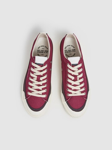 Pepe Jeans Sneakers laag 'BEN BAND' in Rood